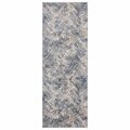 United Weavers Of America Austin Archer Blue Runner Rug, 2 ft. 7 in. x 7 ft. 4 in. 4540 20360 28E